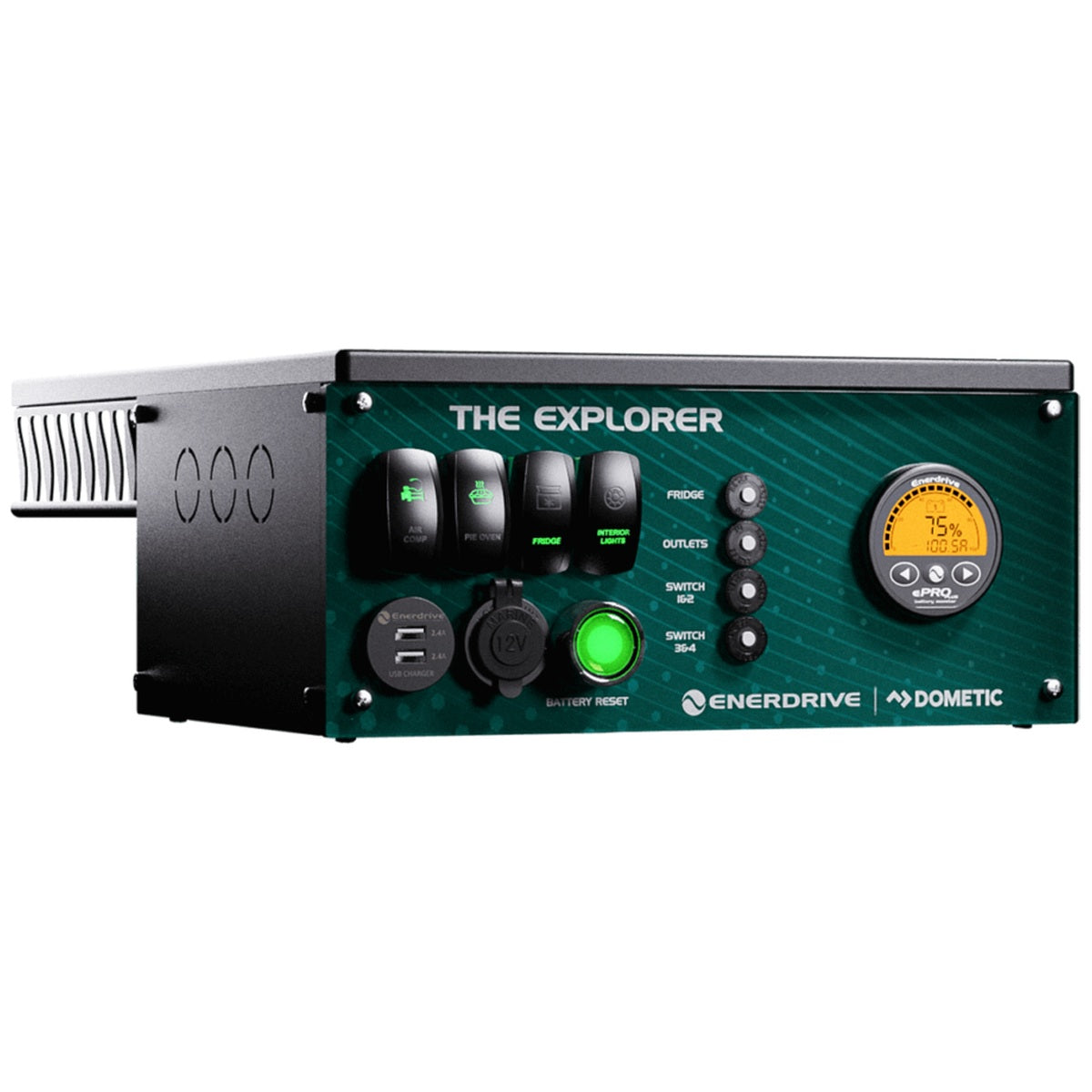 Enerdrive - Left-Hand 40DC + Simarine SCQ50 Explorer Canopy Power System