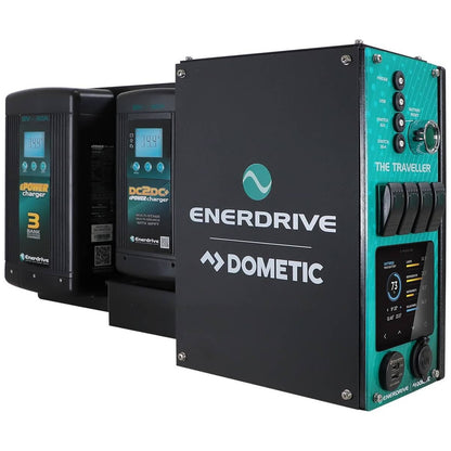 Enerdrive - Left-hand 40AC 40DC + Simarine Traveller Canopy Power System