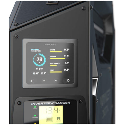 Enerdrive - 3000W - Left-hand /100A Inverter-Charger 40DC + Simarine SCQ50 Voyager Digital Canopy Power System