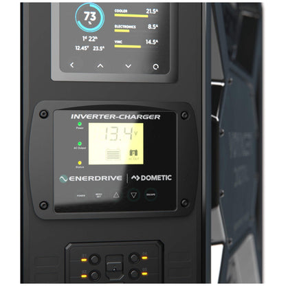 Enerdrive - 3000W - Left-hand /100A Inverter-Charger 40DC + Simarine SCQ50 Voyager Digital Canopy Power System