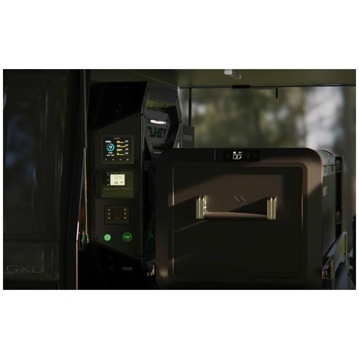 Enerdrive - 3000W - Left-hand /100A Inverter-Charger 40DC + Simarine SCQ50 Voyager Digital Canopy Power System