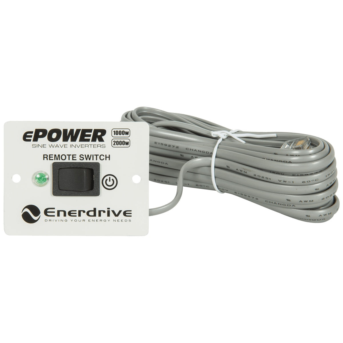 Enerdrive - ePower - 12V - 1000W - Pure Sine Wave Inverter w/ Remote
