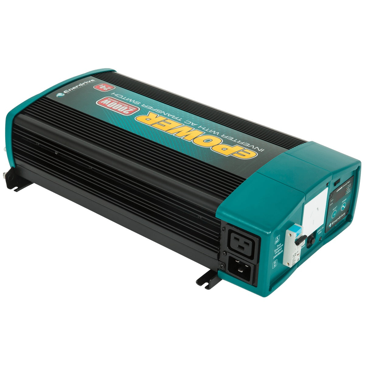 Enerdrive - ePower - 12V - 2000W - Pure Sine Wave Inverter w/ RCD & AC Transfer Switch
