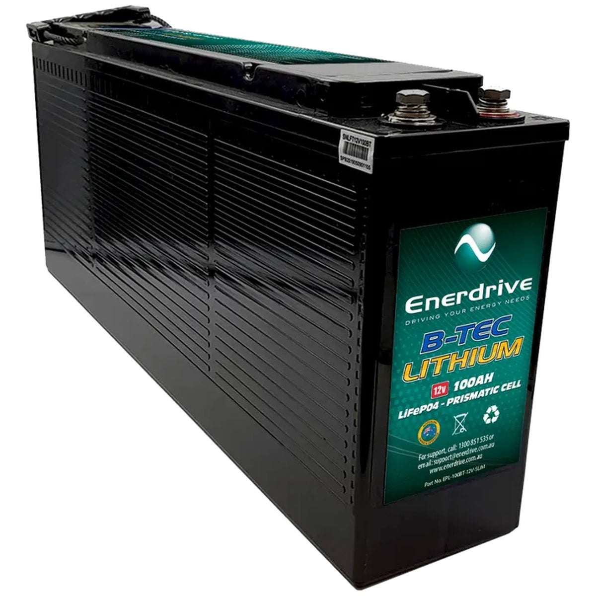 Enerdrive - 12V-100AH - Alpha IP67 Smart Bluetooth Lithium Battery