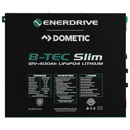Enerdrive - ePower - 12V - 400AH - B-TEC Slimline Lithium Battery