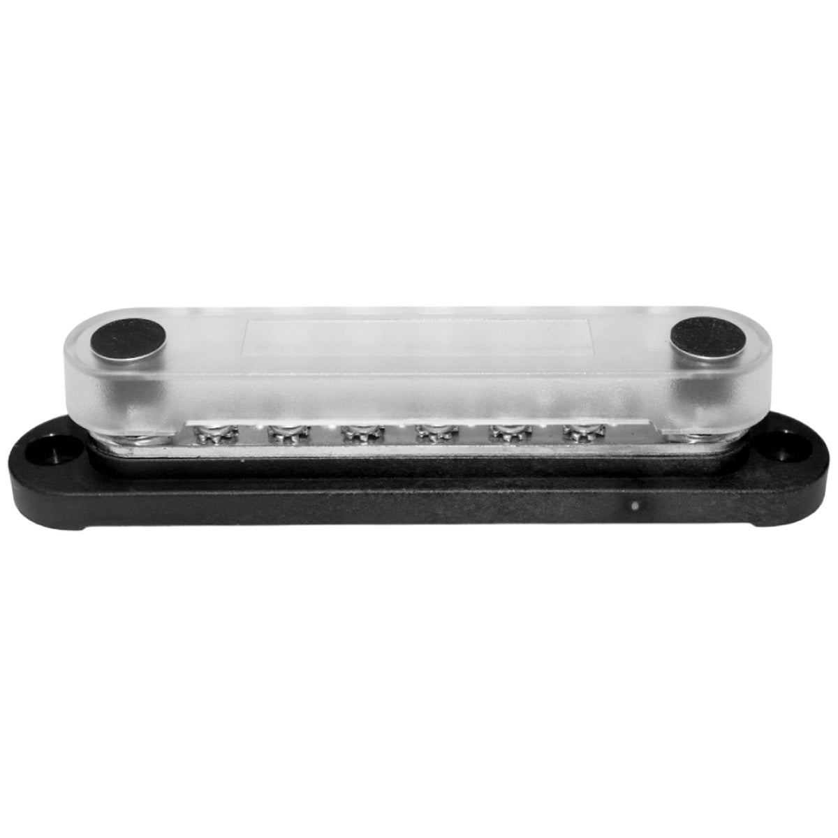 Exotronic - 150A - Black 2x M6 Stud Busbar with 12 Screws & Cover