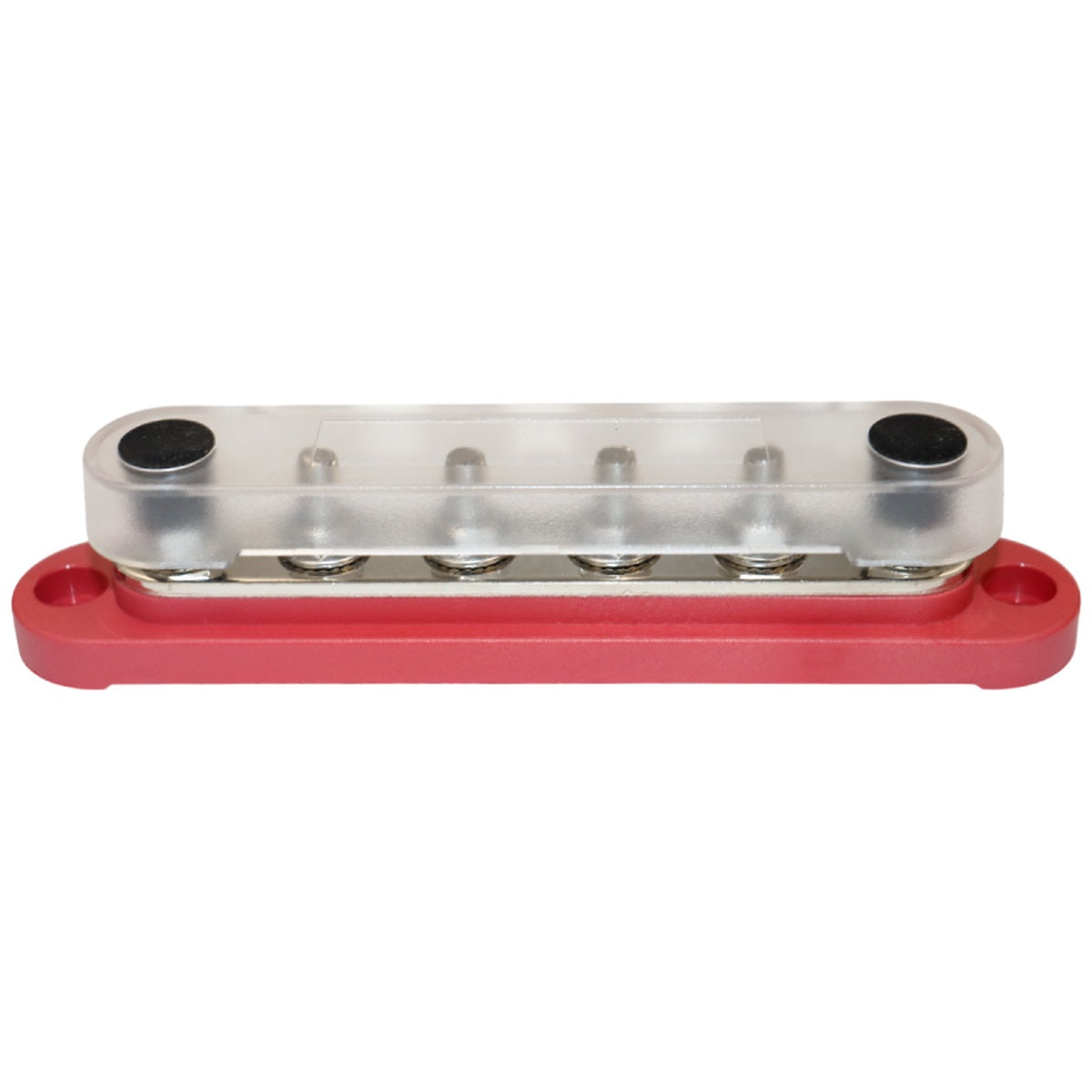Exotronic - 150A - Red 6x M6 Stud Busbar with Cover