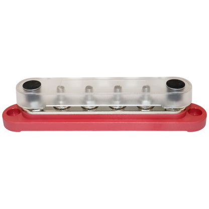Exotronic - 150A - Red 6x M6 Stud Busbar with Cover