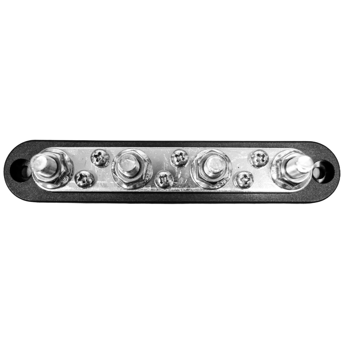Exotronic - 150A - Black 4x M8 Stud & 6x Screw Busbar with Cover