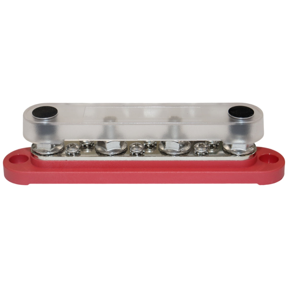 Exotronic - 150A - Red 4x M8 Stud & 6x Screw Busbar with Cover
