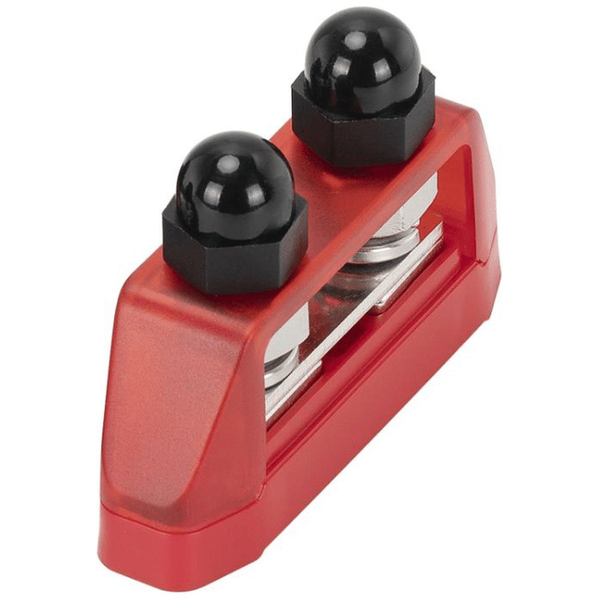 Exotronic - 250A - Red 2x M10 Stud Busbar with Cover