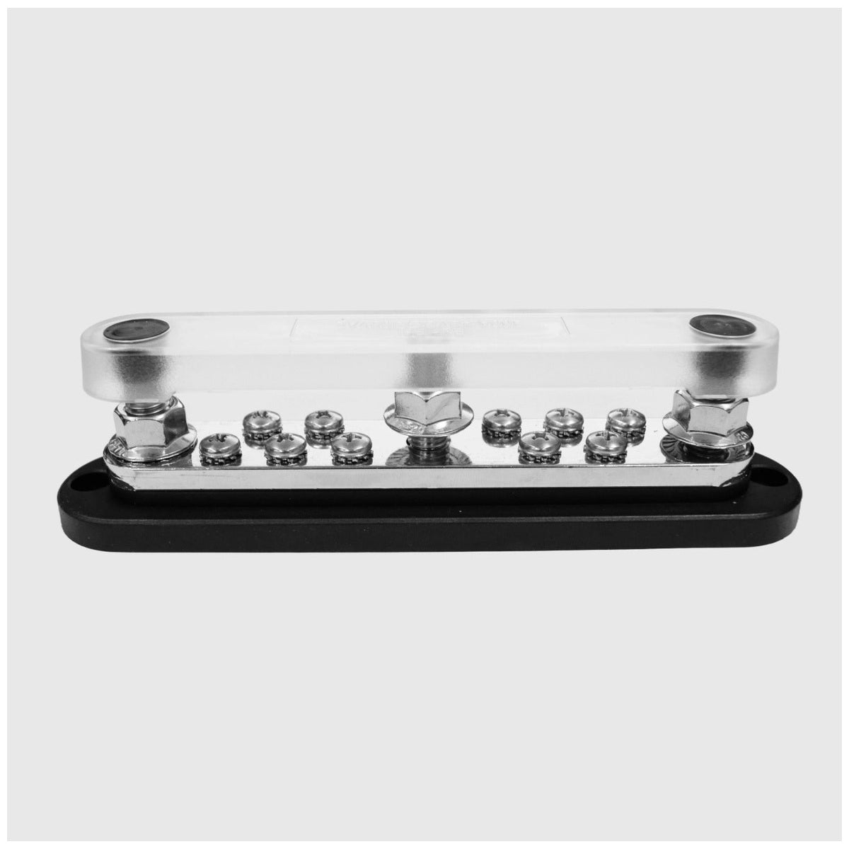Exotronic - 300A - Black 3x M10 Stud & 10x Screw Busbar with Cover