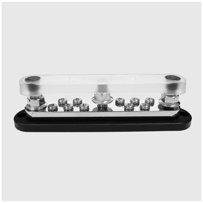 Exotronic - 300A - Black 3x M10 Stud & 10x Screw Busbar with Cover