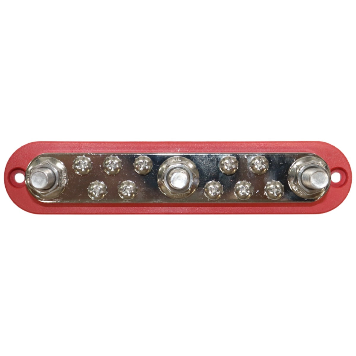 Exotronic - 300A - Red 3x M10 Stud & 10x Screw Busbar with Cover