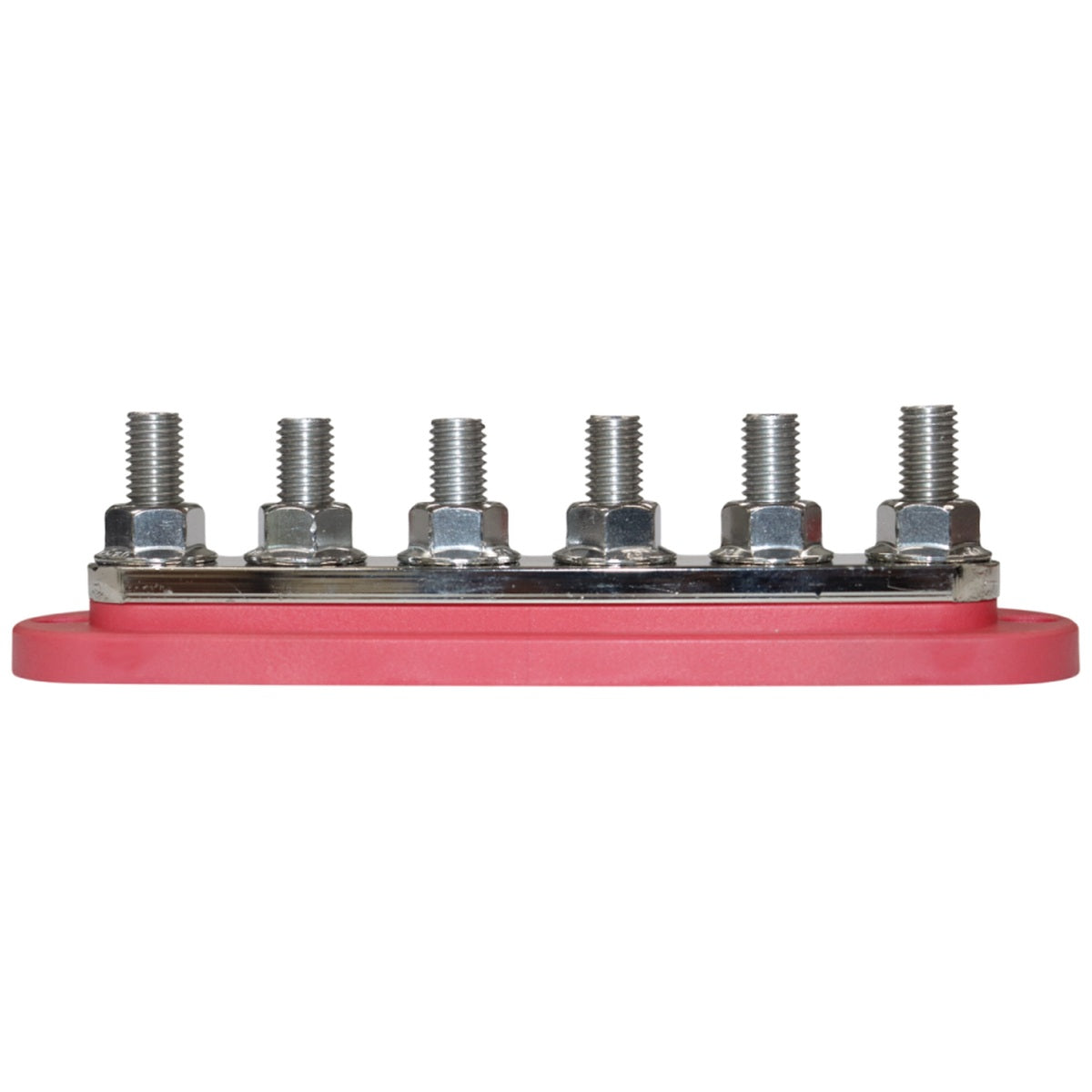 Exotronic - 300A - Red 6x M10 Stud Busbar with Cover