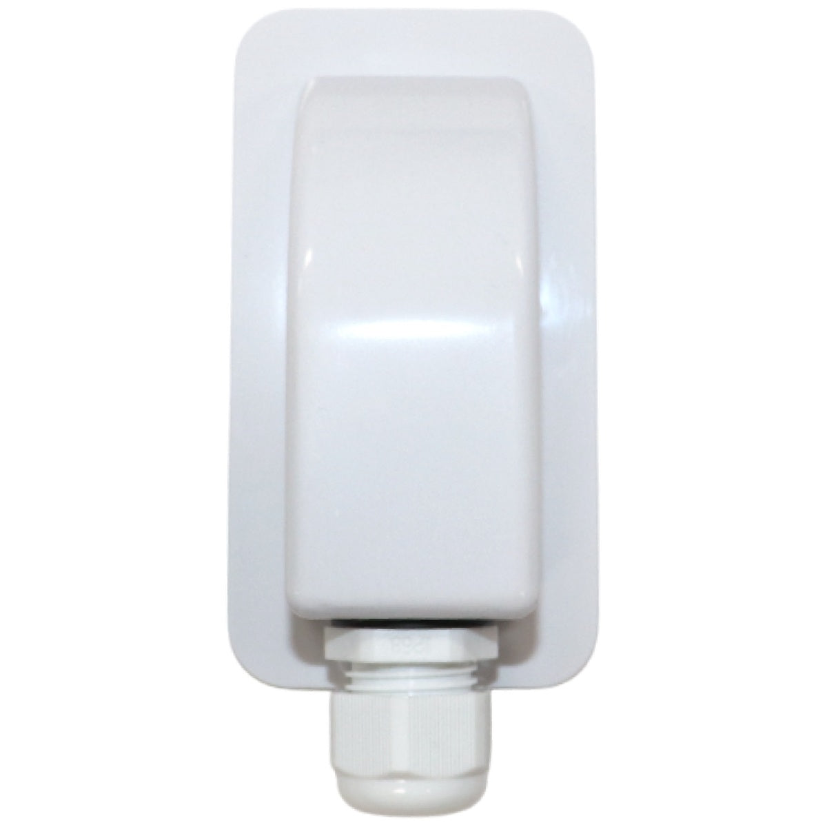 Exotronic - 1 Gland White Cable Entry Cover (Lightweight ABS)