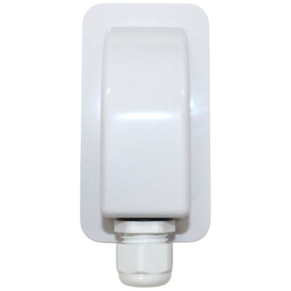 Exotronic - 1 Gland White Cable Entry Cover (Lightweight ABS)