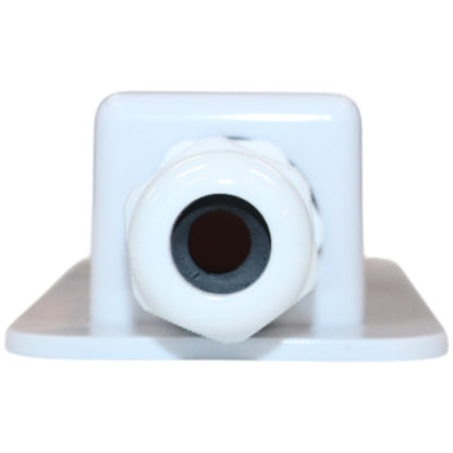 Exotronic - 1 Gland White Cable Entry Cover (Lightweight ABS)