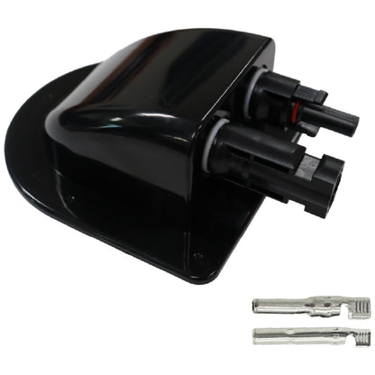 Exotronic - Black Solar Connector Cable Entry Cover
