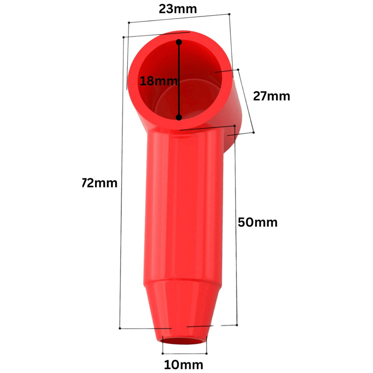 Exotronic - Cable Insulated Covers suit 16-50mm² | Red and Black Pair