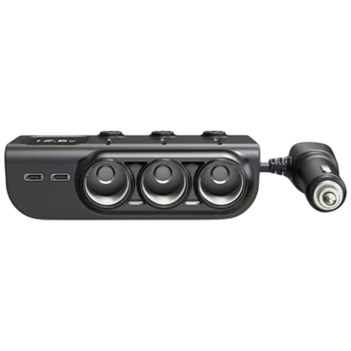 Exotronic - 36W - 3 Way Car Cigarette Lighter Adaptor with PD 2x QC3.0