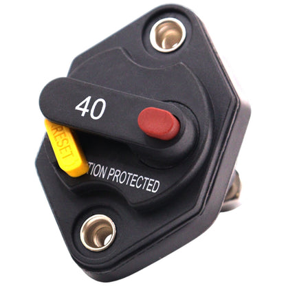 Exotronic - 40A - Mini Panel Mount Waterproof DC Circuit Breaker