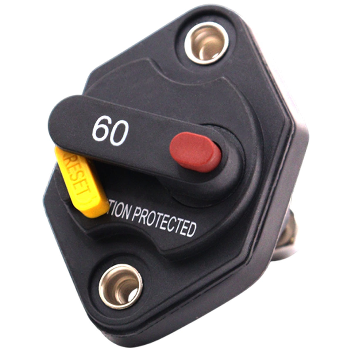 Exotronic - 60A - Mini Panel Mount Waterproof DC Circuit Breaker