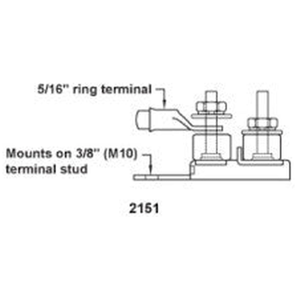 Exotronic - MRBF Dual Terminal Fuse Block With Cover