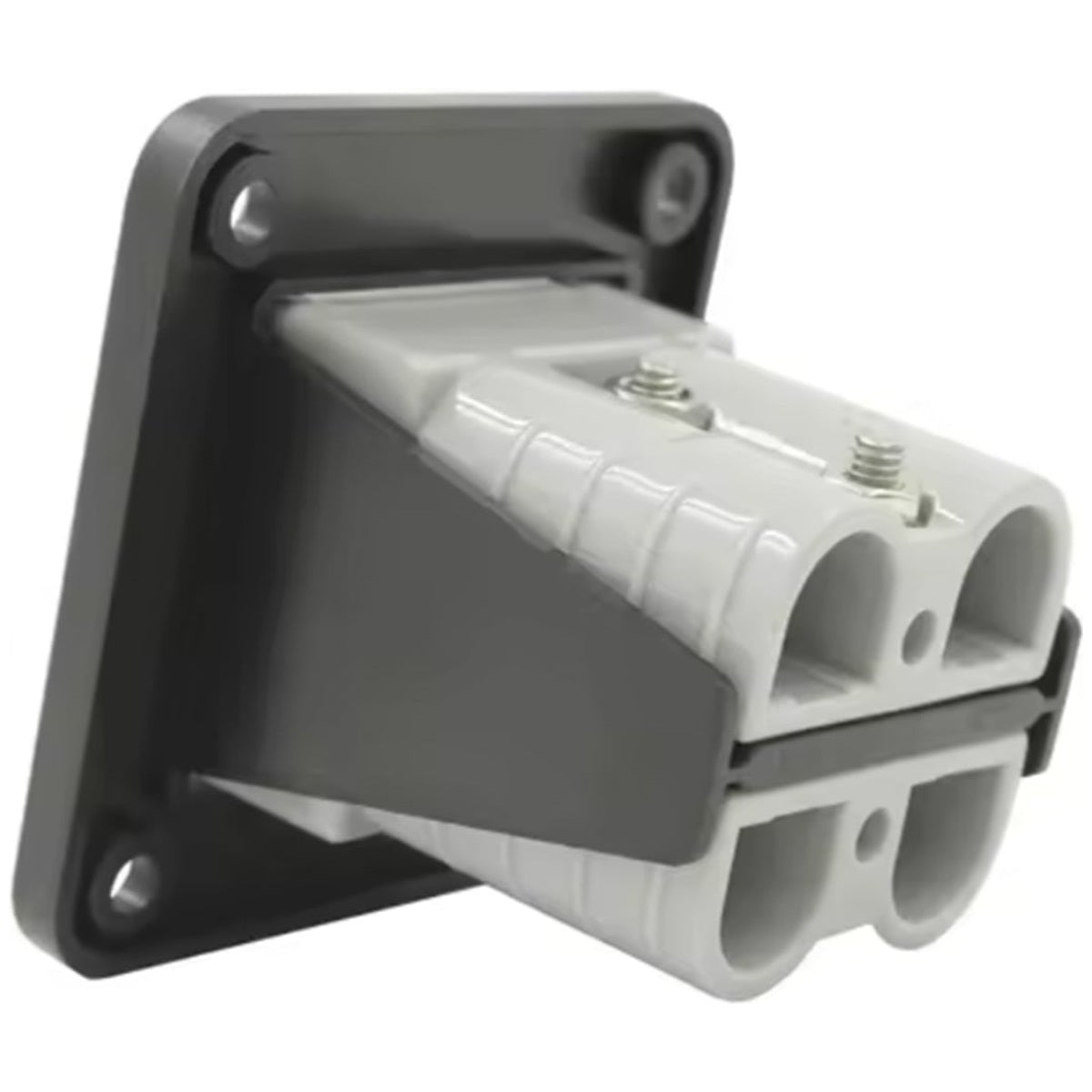 Exotronic - 50A - Flush Mount Dual Anderson Plug Panel w/ 2x Grey Anderson Plugs