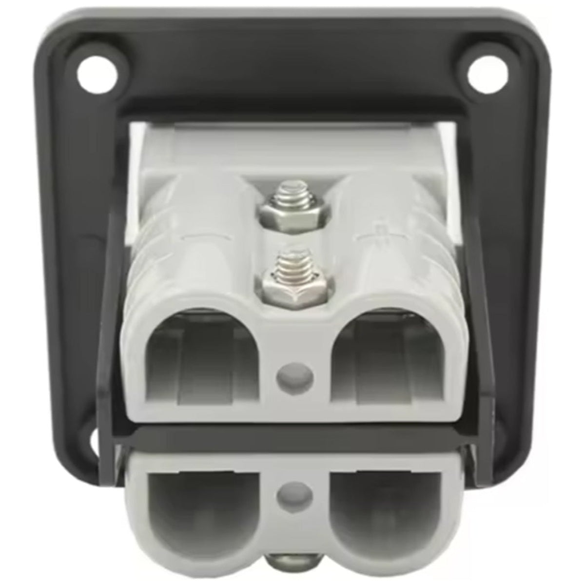 Exotronic - 50A - Flush Mount Dual Anderson Plug Panel w/ 2x Grey Anderson Plugs