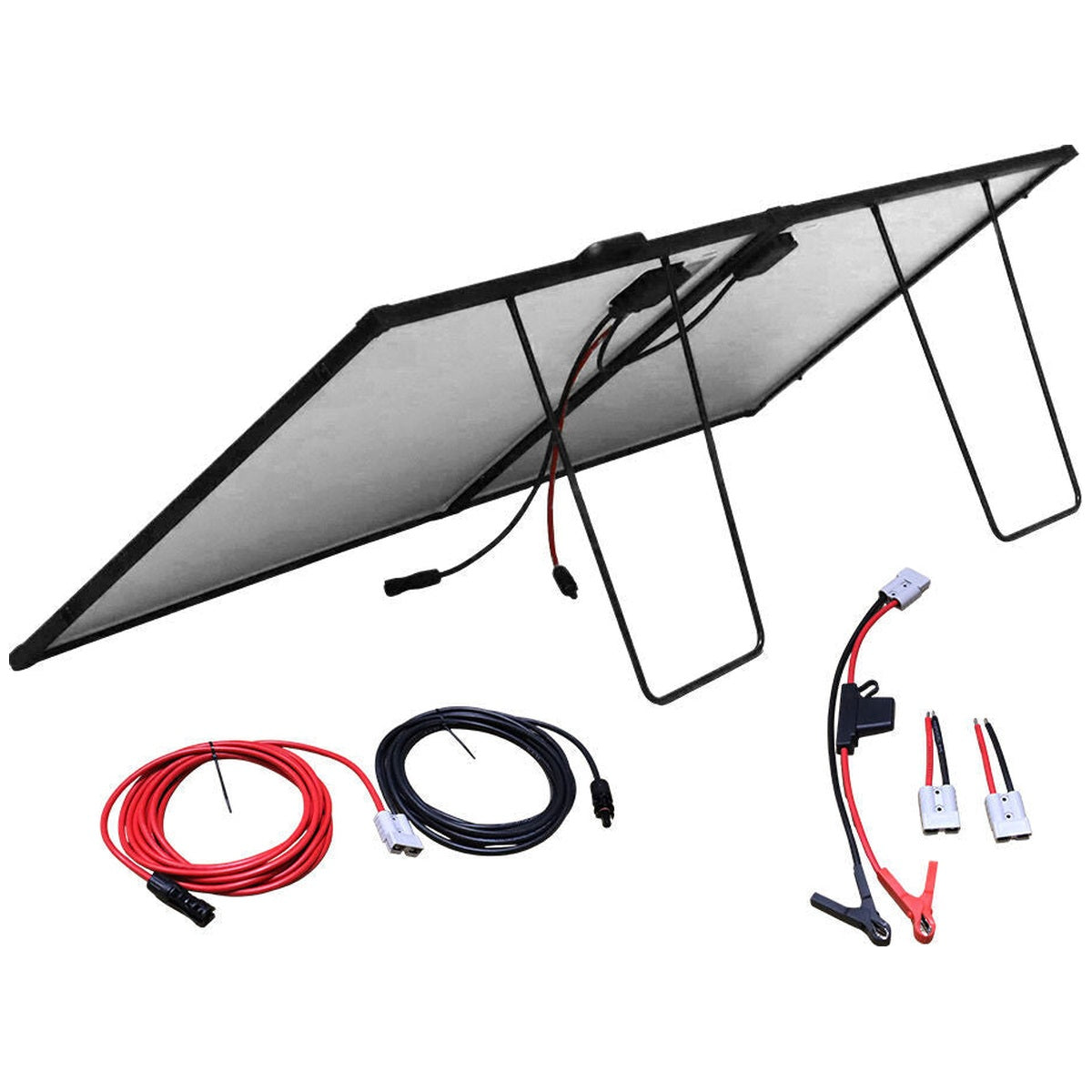 Exotronic - 200W - Portable Folding Solar Panel + 20A Bluetooth MPPT Solar Controller