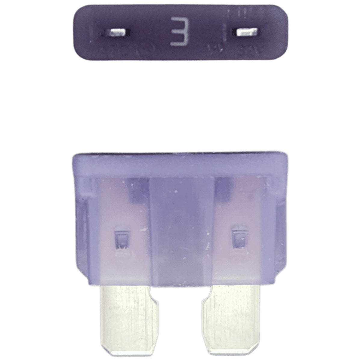 Exotronic - 3A - ATO/ATC Standard Automotive Blade Fuse