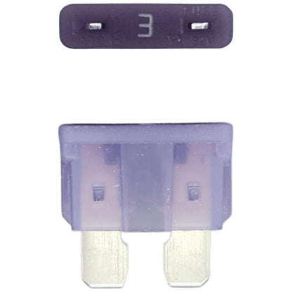Exotronic - 3A - ATO/ATC Standard Automotive Blade Fuse