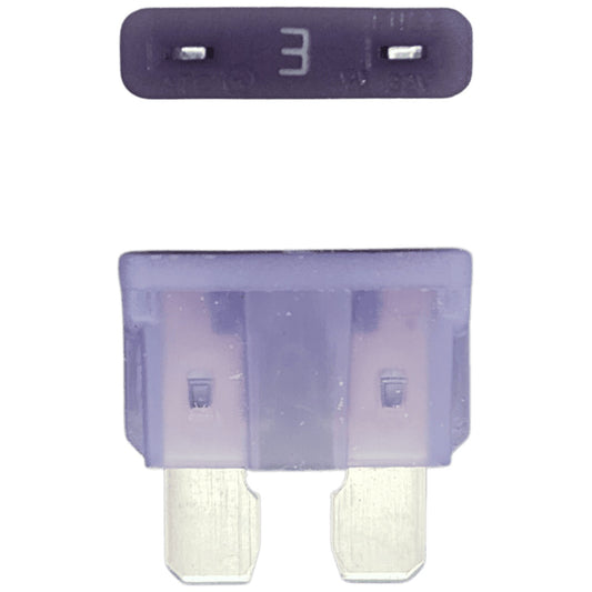 Exotronic - 3A - ATO/ATC Standard Automotive Blade Fuse