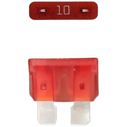 Exotronic - 10A - ATO/ATC Standard Automotive Blade Fuse