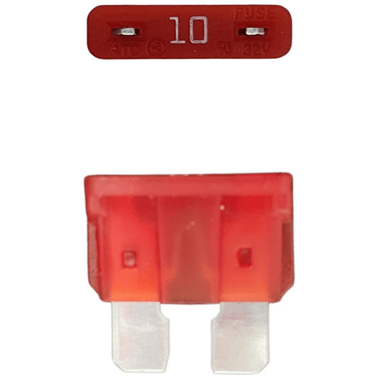 Exotronic - 10A - ATO/ATC Standard Automotive Blade Fuse