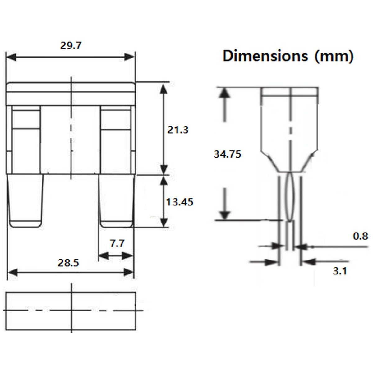 Exotronic - 50A - Maxi Blade Fuse