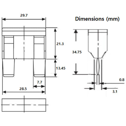 Exotronic - 70A - Maxi Blade Fuse