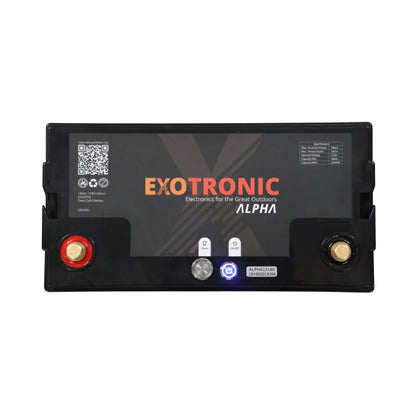 Exotronic - 12V - 180AH - Twin Pack Alpha IP67 Smart Bluetooth Lithium Batteries
