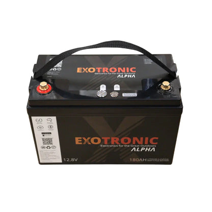 Exotronic - 12V - 180AH - Twin Pack Alpha IP67 Smart Bluetooth Lithium Batteries