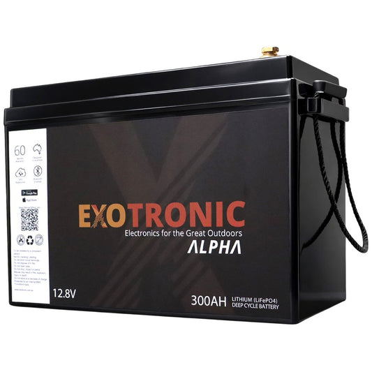 Exotronic - 12V - 300AH - Alpha IP67 Smart Bluetooth Lithium Battery