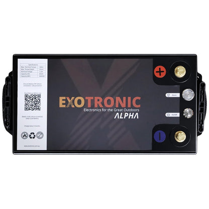 Exotronic - 12V - 300AH - Alpha IP67 Smart Bluetooth Lithium Battery