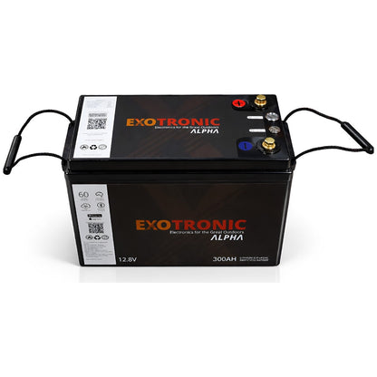 Exotronic - 12V - 300AH - Alpha IP67 Smart Bluetooth Lithium Battery