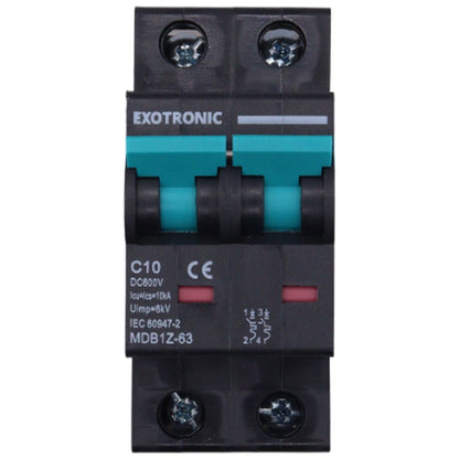 Exotronic - 32A - 2-Pole DC Circuit Breaker (MCB)