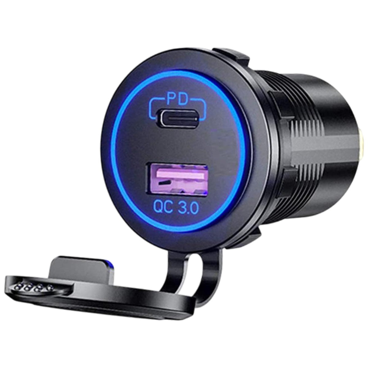 Exotronic - USB-C & USB QC3.0 Flush Mount Socket