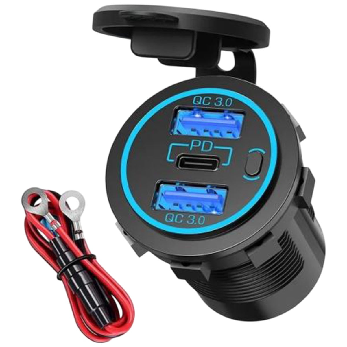 Exotronic - Dual USB QC3.0 & USB-C Flush Mount Socket
