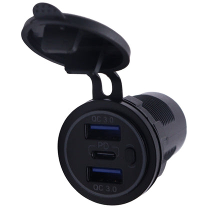 Exotronic - Dual USB QC3.0 & USB-C Flush Mount Socket