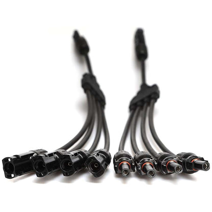 Exotronic - 4 1 'Y' Branch Joiner Solar Connector Pair