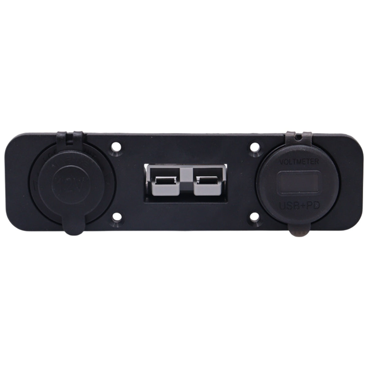 Exotronic - 50A - Anderson, Cig, USB & USB-C Socket Flush Mount Panel