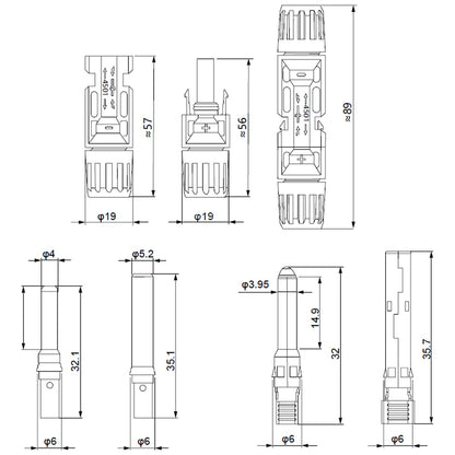 Exotronic - Solar Connector Pair